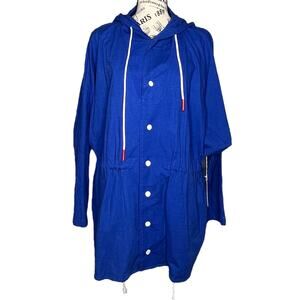 Katie Sturino X Stitch Fix (S) Gemma Oversized Linen Cargo Hooded Jacket Coat